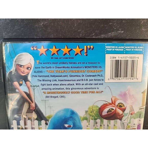 Monsters vs. Aliens (DVD, 2009) - Picture 4 of 10